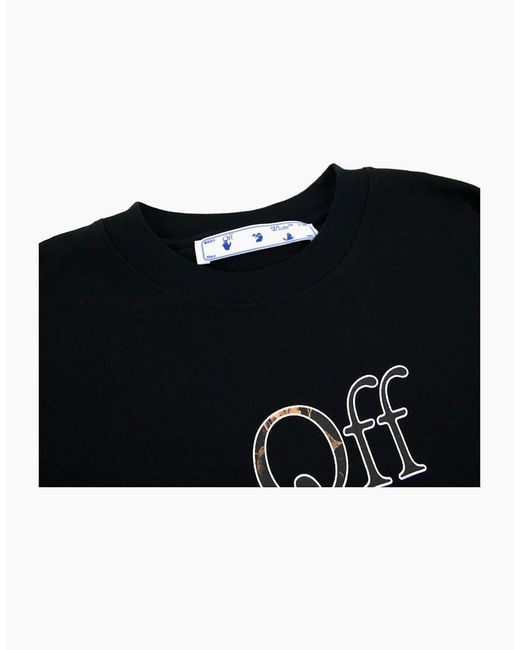 Off-White c/o Virgil Abloh Black Off Carav Hand/T Shirt Multi for men