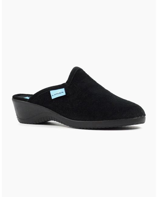 Lunar Black Audrey Slippers