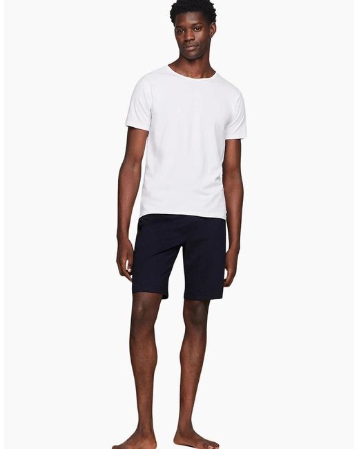 Tommy Hilfiger White 3-Pack Stretch Cotton Crew-Neck T-Shirts for men