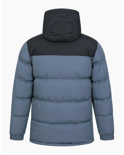 Mountain Warehouse Blue Snow Borg Lined Padded Jacket for men