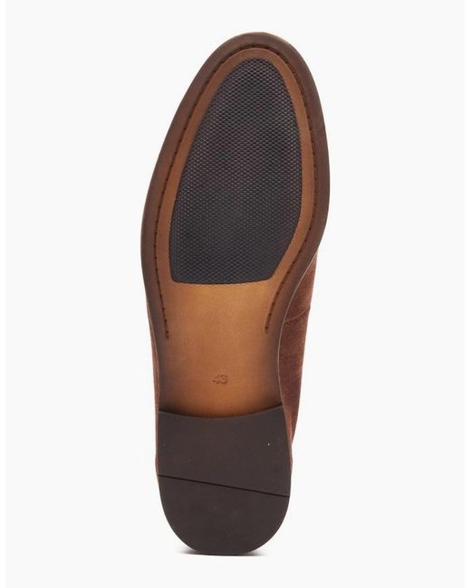 Base London Brown Flint Tassle Loafers for men