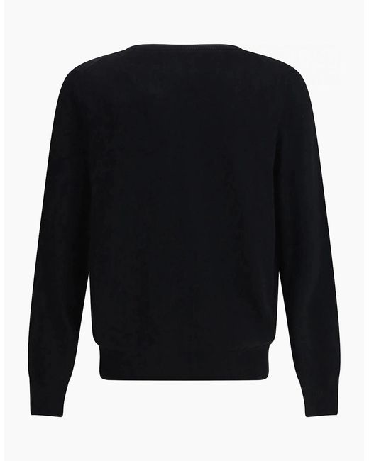 McQueen Blue Logoed Wool Sweater for men