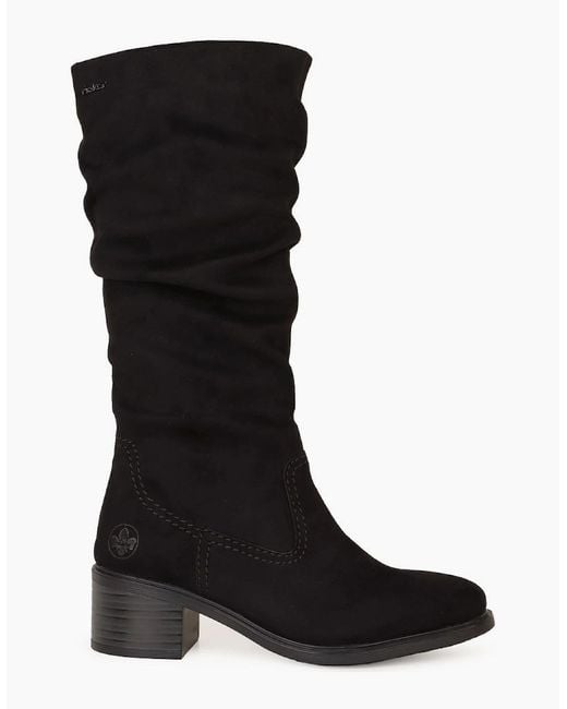 Rieker Black Richmond Knee High Boots