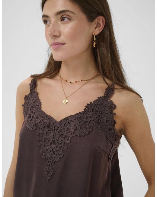 Cream Black Anna Top