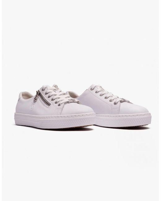 Rieker White L59L1 Casual Shoes/Combi