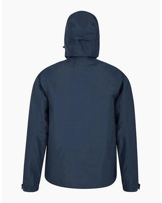 Mountain Warehouse Blue Brisk Extreme Waterproof Jacket for men