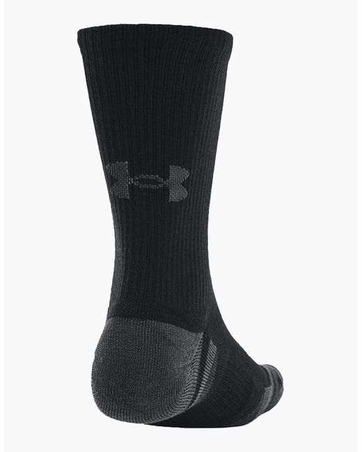 Under Armour Black Adult Performance Tech Crew Socks (Pack Of 3)