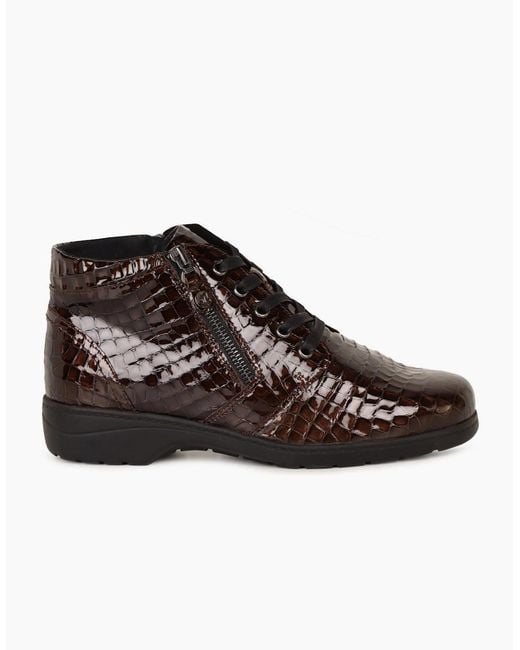 Caprice Brown Amanda Ankle Boots