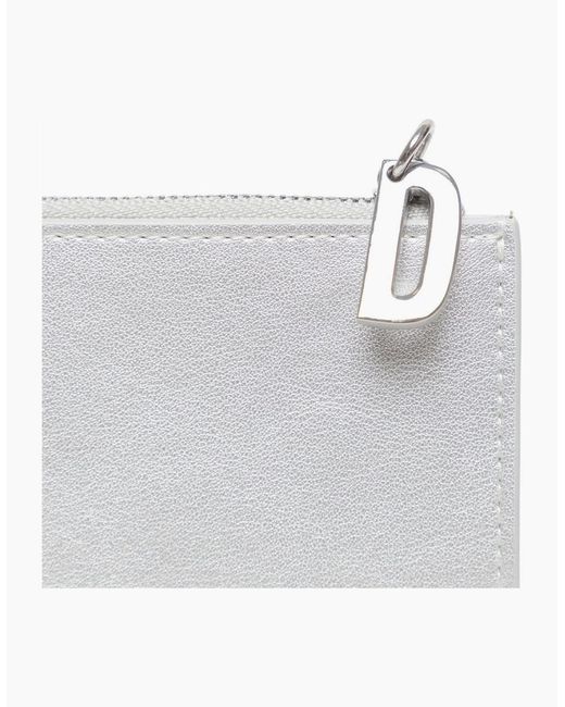 DIESEL Gray Zip Billfold Wallet for men