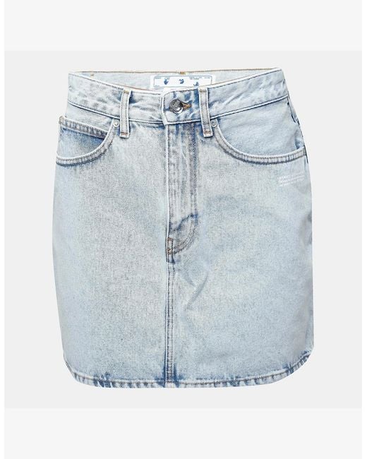 Off-White c/o Virgil Abloh Blue Off Corp Mini Sk