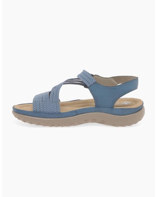 Rieker Blue Locket Sandals