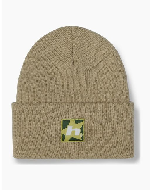Huf Green Star Box Logo Putty Beanie for men