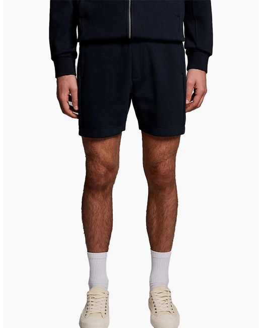 Lyle & Scott Blue Lyle & Scott Pique Track Shorts Dark for men