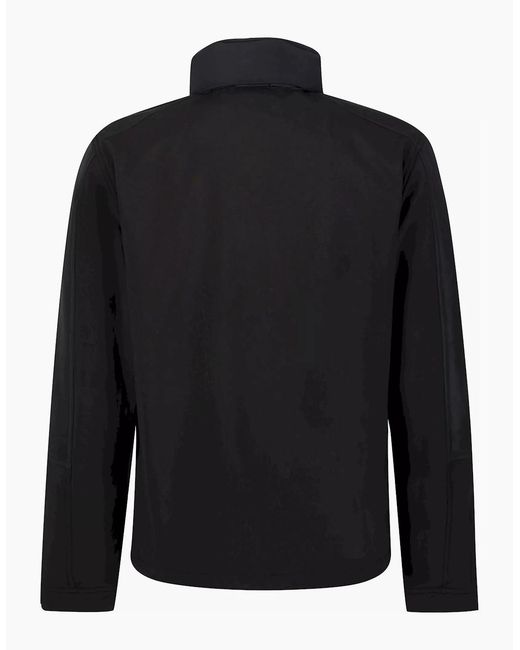 Regatta Black Hydroforce 3-Layer Membrane Waterproof Breathable Softshell Jackets for men