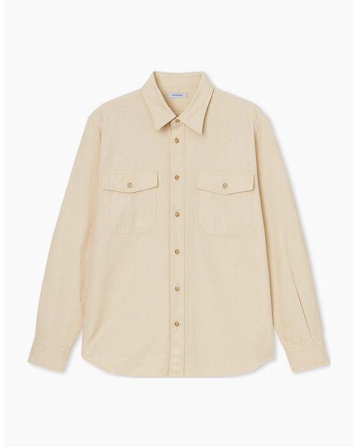 Boglioli White Soft Cotton Shirt for men
