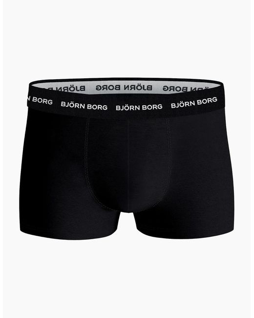 Björn Borg Blue 3-Pack Fern Leaf Print Boxer Trunks for men