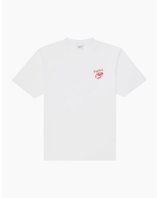 Parlez White Slip T-Shirt for men
