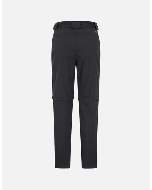 Mountain Warehouse Blue Forest Convertible Hiking Trousers for men