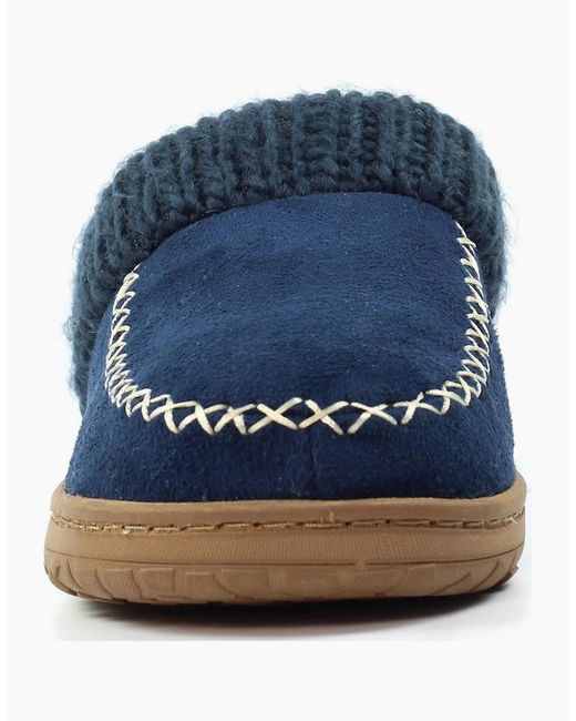 Lunar Blue Albany Boxed Slippers