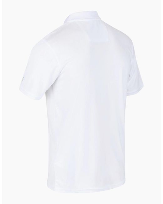 Regatta White Maverick V Active Polo Shirt for men