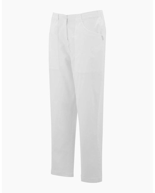 Regatta White Ladies Shorebella Capri Trousers