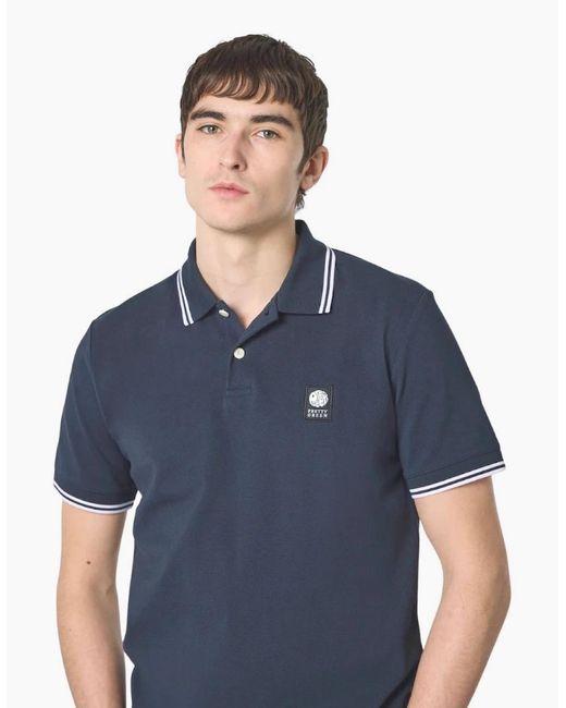 Pretty Green Blue Rayner Ss Polo for men