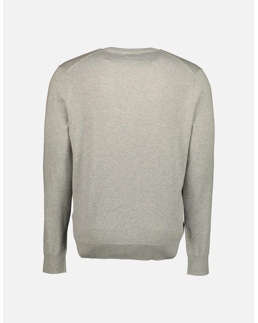 Ralph Lauren Gray Slim Fit Cotton Jumper for men