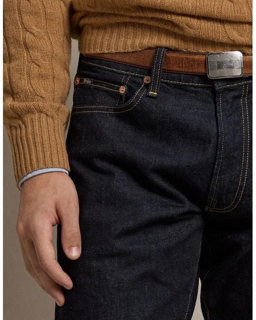 Polo Ralph Lauren Blue Sullivan Slim Fit Jeans 001 Rinse Stretch for men