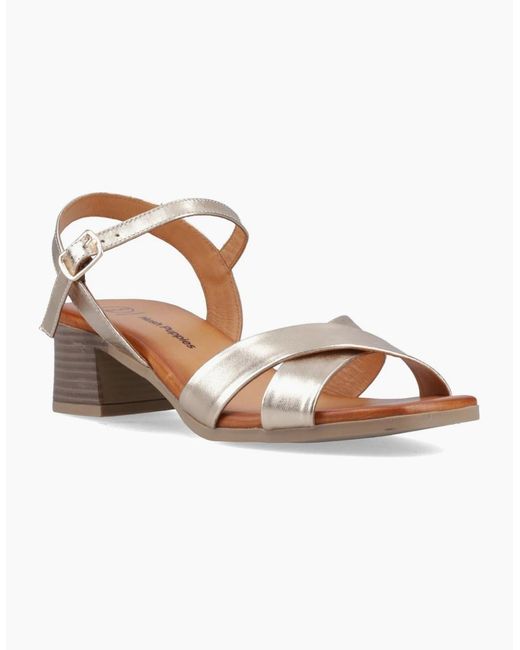 Hush Puppies Metallic Regina Heeled Sandals