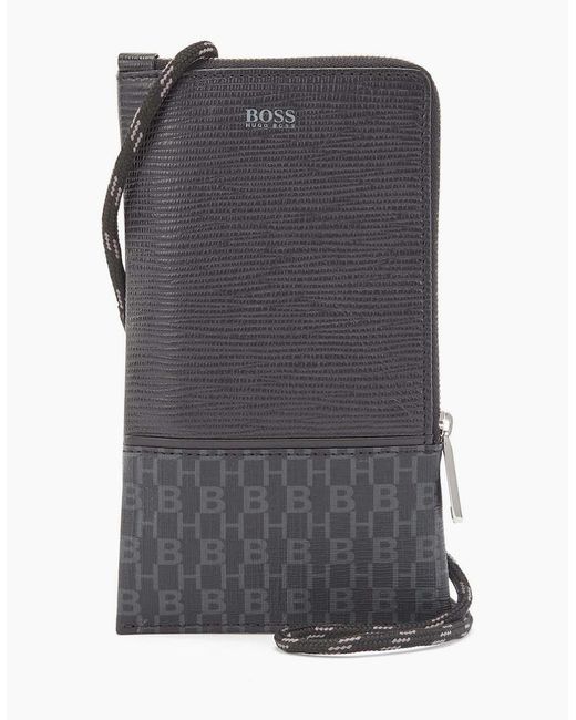 Boss Gray Metropole Phone Holder for men