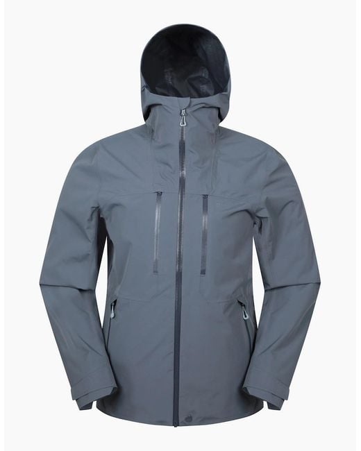 Mountain Warehouse Blue Kailash 2.5 Layer Waterproof Jacket for men
