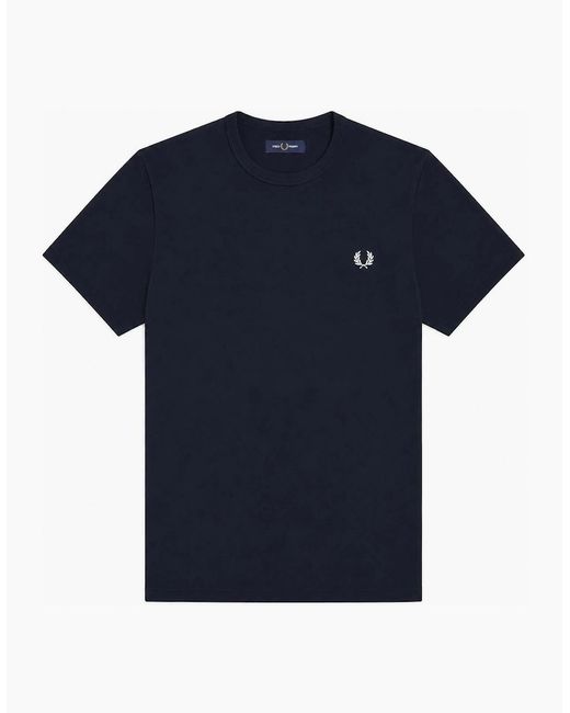 Fred Perry Blue Ringer T-Shirt for men