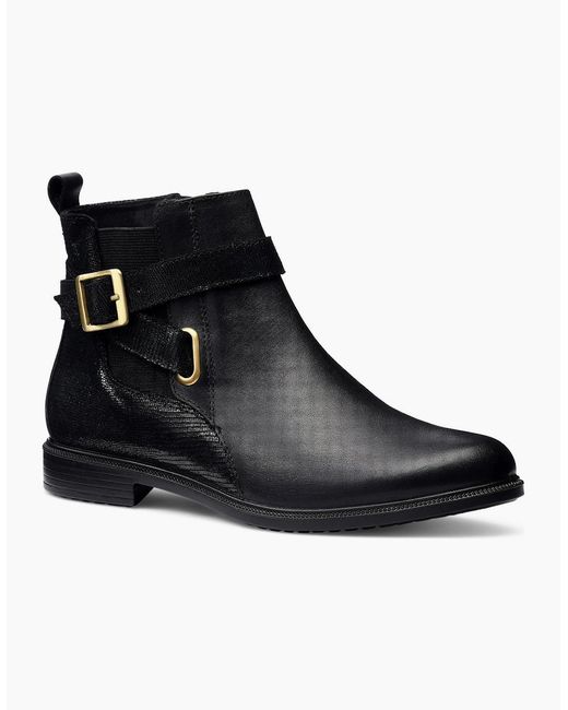 Hotter Black Bexley Wide Fit Ankle Boots