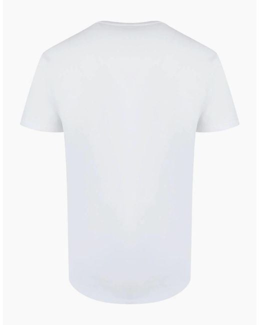 Palm Angels White Tri-Pack Flag Logo T-Shirts for men