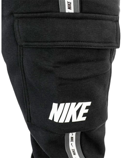 Nike Black Repeat Sweat Joggers Casual Sports Running Gym Bottoms for men