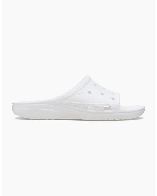 CROCSTM White Saturday Slide Sandals