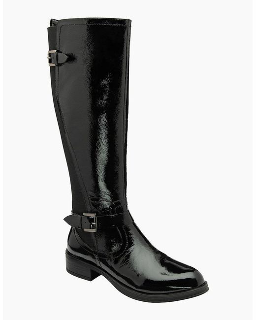 Ravel Black Eildon Knee High Boots