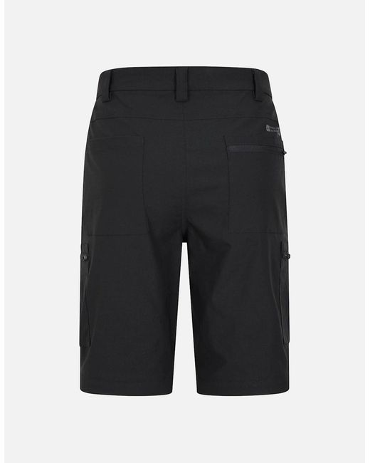 Mountain Warehouse Black Trek Convertible Trousers for men