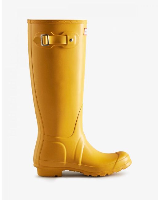 Hunter Yellow Original Tall Wellies