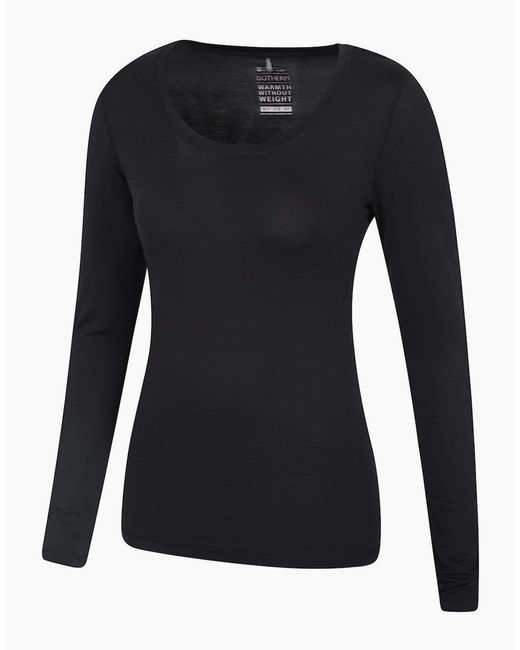 Mountain Warehouse Black Ladies Keep The Heat Thermal Top