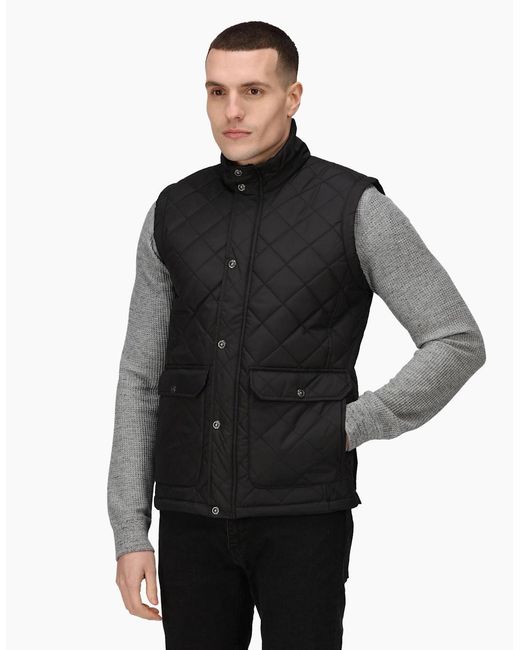 Regatta Black Professional Quilted Body Warmer for men