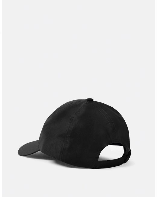 Stone Island Black Sof01 Ghost Patch Cap for men