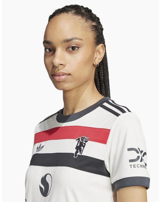 Adidas White Manchester United Third Shirt 2024 2025