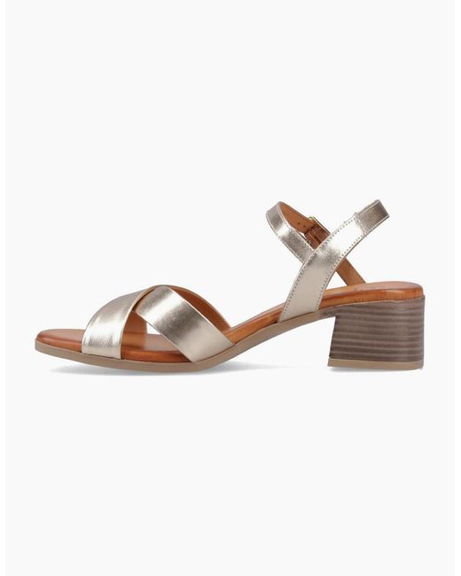 Hush Puppies Metallic Regina Heeled Sandals