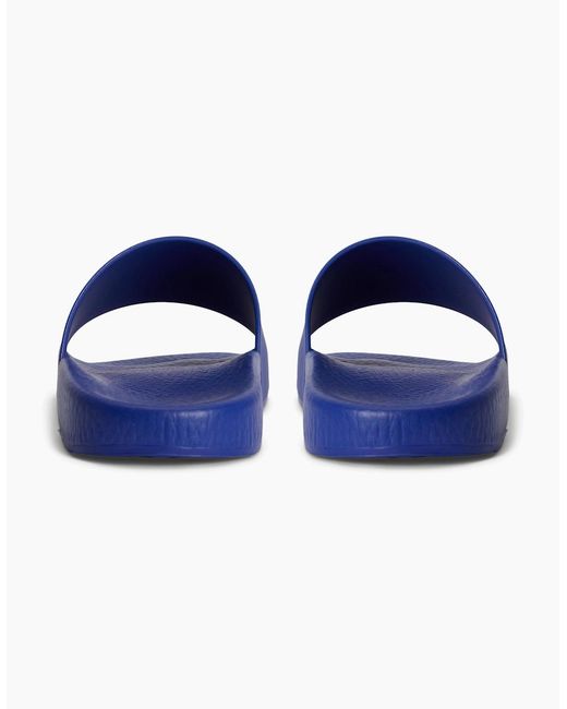 Polo Ralph Lauren Blue Polo Slide Sliders Royal/Deckwash for men