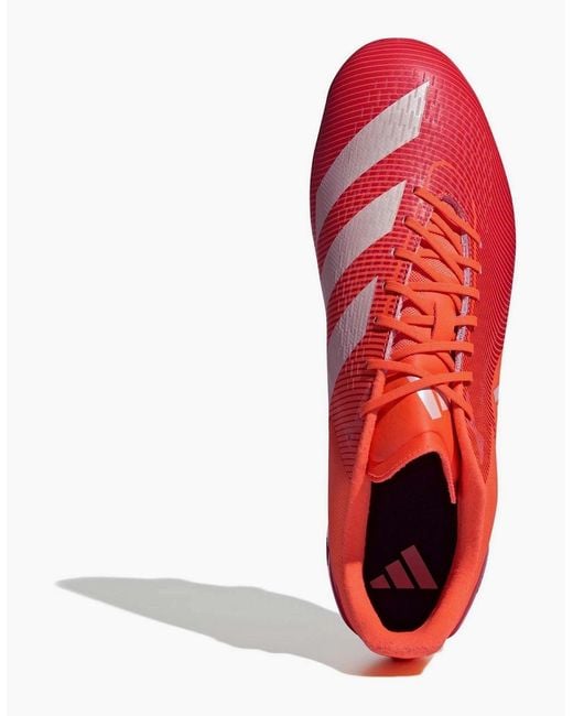 Adidas Red Adizero Rs15 Ultimate Adults Soft Ground Rugby Boots for men
