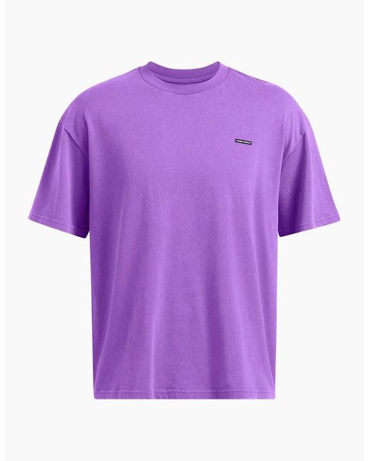 Under Armour Purple Regular Fit Short Sleeve T-Shirt for men