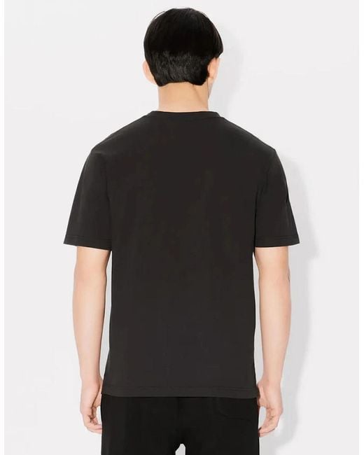 KENZO Black Boke Flower 2.0 Printed T-Shirt for men