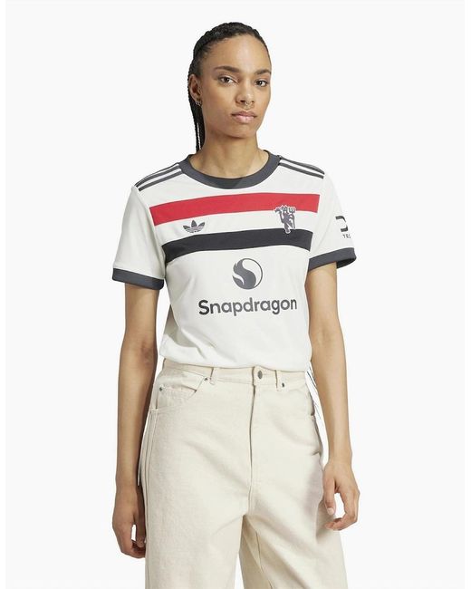 Adidas White Manchester United Third Shirt 2024 2025