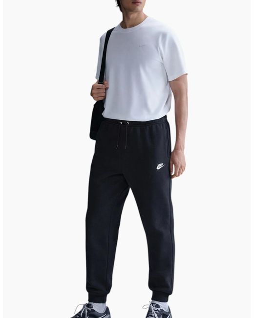 Nike Blue Club Jogger Fleece Running Bottom Sweat Pants for men